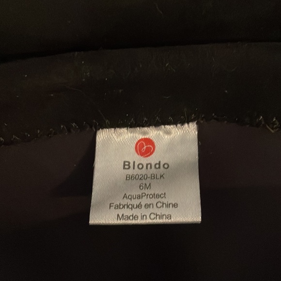 (SOLD) Black suede boots - Picture 9 of 10